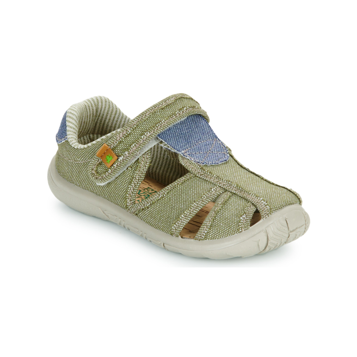 Schuhe Kinder Sandalen / Sandaletten El Naturalista NT74129 Khaki / Blau