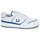 Schuhe Herren Sneaker Low Fred Perry B300 Leather / Mesh Weiß / Blau