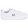 Schuhe Herren Sneaker Low Fred Perry B721 Leather / Towelling Weiß / Blau