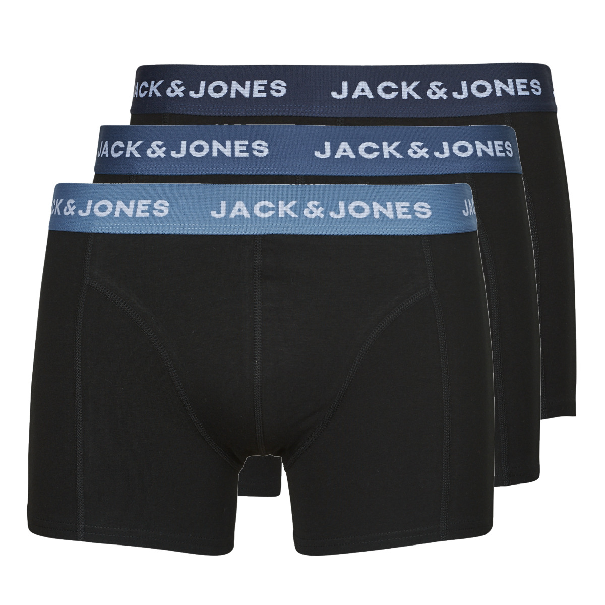 Sous-vêtements Homme Boxers Jack & Jones JACSOLID TRUNKS 3 PACK OP 