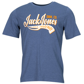 Kleidung Herren T-Shirts Jack & Jones JJELOGO TEE SS O-NECK 2 COL SS24 SN Marineblau