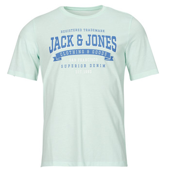 Kleidung Herren T-Shirts Jack & Jones JJELOGO TEE SS O-NECK 2 COL SS24 SN Blau