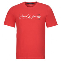Kleidung Herren T-Shirts Jack & Jones JJZURI TEE SS CREW NECK Rot
