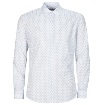 Kleidung Herren Langärmelige Hemden Jack & Jones JJJOE PRINT SHIRT LS SS24 Weiß