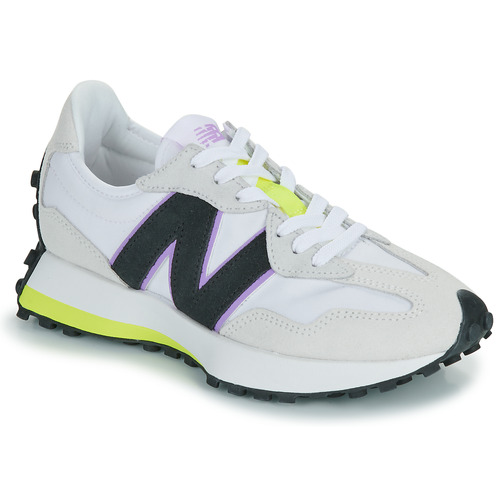 Schuhe Damen Sneaker Low New Balance 327 Weiß / Gelb