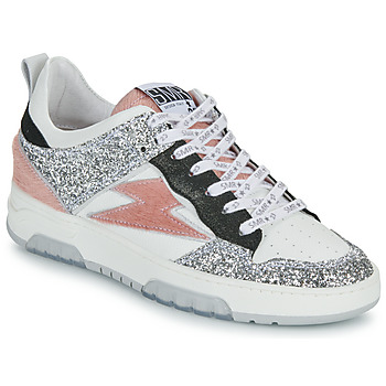Schuhe Damen Sneaker Low Semerdjian CHITA Weiß / Silber