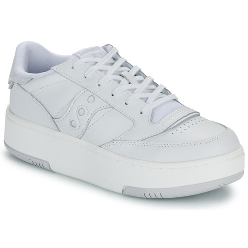 Schuhe Damen Sneaker Low Saucony Jazz Court Platform Weiß