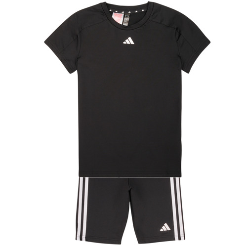 Kleidung Mädchen Jogginganzüge Adidas Sportswear JG TR-ES 3S TSE Weiß