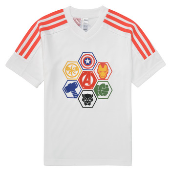 Kleidung Jungen T-Shirts Adidas Sportswear LK MARVEL AVENGERS T Weiß / Rot