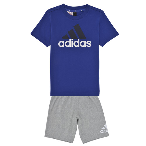 Kleidung Jungen Jogginganzüge Adidas Sportswear LK BL CO T SET Blau / Grau