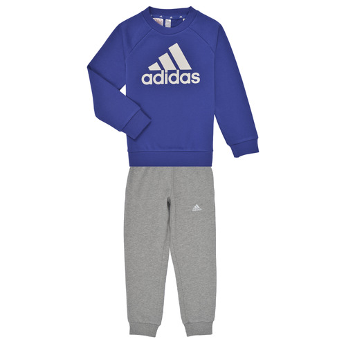 Kleidung Jungen Jogginganzüge Adidas Sportswear LK BOS JOG FT Blau / Grau