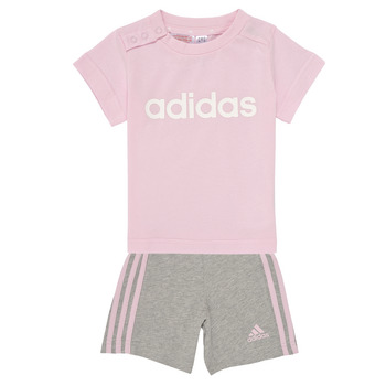 Kleidung Mädchen Jogginganzüge Adidas Sportswear I LIN CO T SET Grau
