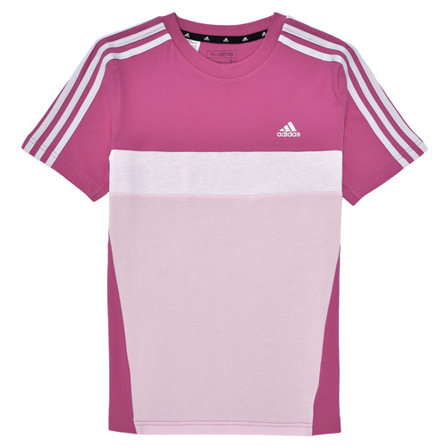 Kleidung Mädchen T-Shirts Adidas Sportswear J 3S TIB T Weiß