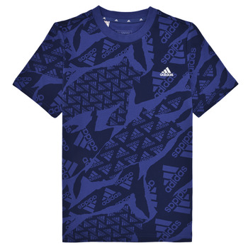 Kleidung Jungen T-Shirts Adidas Sportswear J CAMLOG T Blau