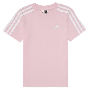 Kleidung Mädchen T-Shirts Adidas Sportswear LK 3S CO TEE Weiß