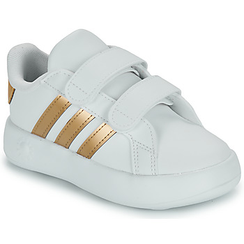 Schuhe Mädchen Sneaker Low Adidas Sportswear GRAND COURT 2.0 CF I Weiß / Golden