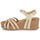 Schuhe Damen Sandalen / Sandaletten YOKONO BARI Golden