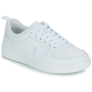 Schuhe Kinder Sneaker Low Polo Ralph Lauren POLO COURT II Weiß