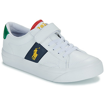Schuhe Kinder Sneaker Low Polo Ralph Lauren RYLEY PS Weiß / Bunt
