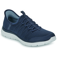 Schuhe Damen Sneaker Low Skechers HAND FREE SLIP-INS: VIRTUE - GLOW Marineblau