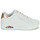 Schuhe Damen Sneaker Low Skechers UNO COURT - COURTED AIR Weiß / Golden
