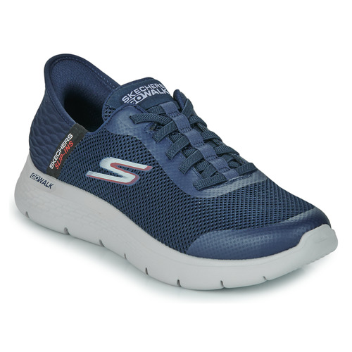 Schuhe Herren Sneaker Low Skechers HANDS FREE SLIP INS : GO WALK FLEX - HANDS UP Marineblau