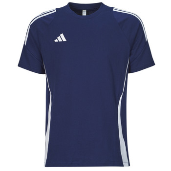 Kleidung Herren T-Shirts adidas Performance TIRO24 SWTEE Marineblau / Weiß