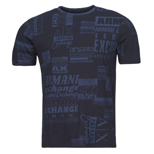 Kleidung Herren T-Shirts Armani Exchange 3DZTHW Blau