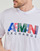 Kleidung Herren T-Shirts Armani Exchange 3DZTKA Weiß / Bunt