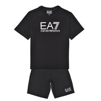 Kleidung Jungen Kleider & Outfits Emporio Armani EA7 TUTA SPORTIVA 3DBV01 Weiß