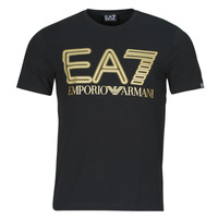 Kleidung Herren T-Shirts Emporio Armani EA7 TSHIRT 3DPT37 Golden