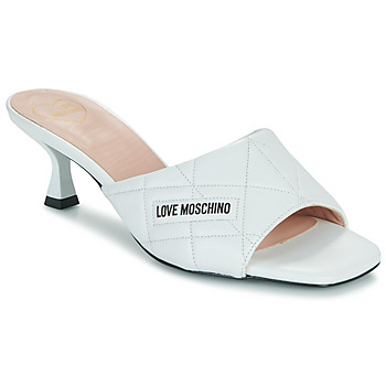 Schuhe Damen Pantoffel Love Moschino LOVE MOSCHINO QUILTED Weiß