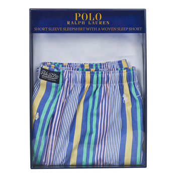 Polo Ralph Lauren S / S PJ SET-SLEEP-SET Weiß / Bunt