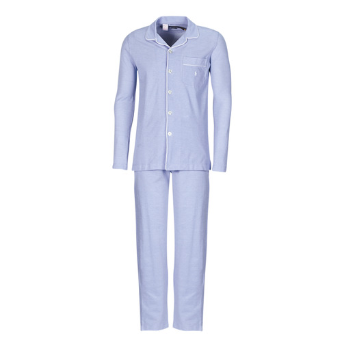 Kleidung Herren Pyjamas/ Nachthemden Polo Ralph Lauren L / S PJ SET-SLEEP-SET Blau