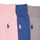 Accessoires Socken & Strümpfe Polo Ralph Lauren 84023PK-MERC 3PK-CREW SOCK-3 PACK Marineblau / Grau