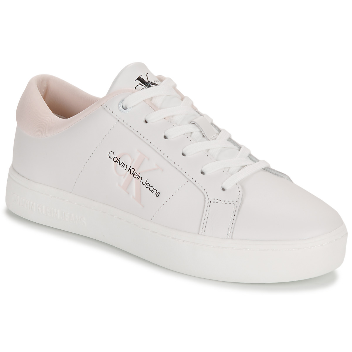 Schuhe Damen Sneaker Low Calvin Klein Jeans CLASSIC CUPSOLE LOWLACEUP LTH Weiß
