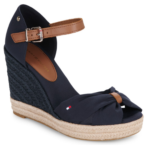 Chaussures Femme Espadrilles Tommy Hilfiger BASIC OPEN TOE HIGH WEDGE 