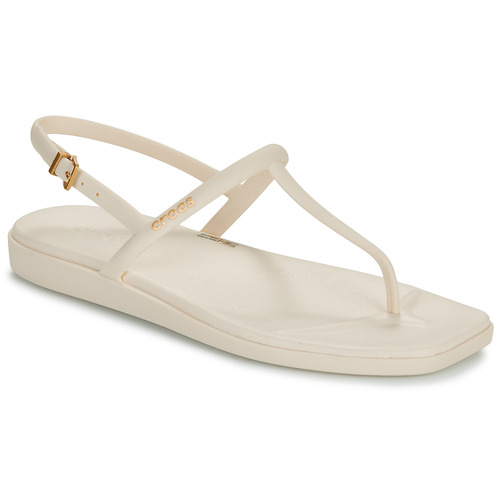 Schuhe Damen Sandalen / Sandaletten Crocs Miami Thong Sandal Beige