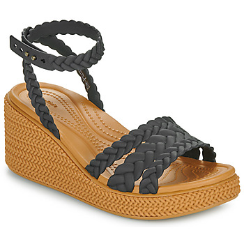 Schuhe Damen Sandalen / Sandaletten Crocs Brooklyn Woven Ankle Strap Wdg    
