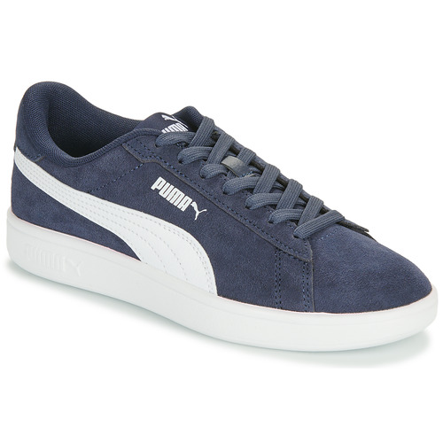 Schuhe Jungen Sneaker Low Puma SMASH 3.0 JR Marineblau / Weiß