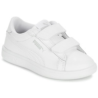 Schuhe Kinder Sneaker Low Puma SMASH 3.0 L PS Weiß