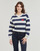 Kleidung Damen Sweatshirts Only ONLSERENA Marineblau / Weiß