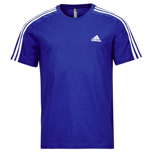 Kleidung Herren T-Shirts Adidas Sportswear M 3S SJ T Blau / Weiß