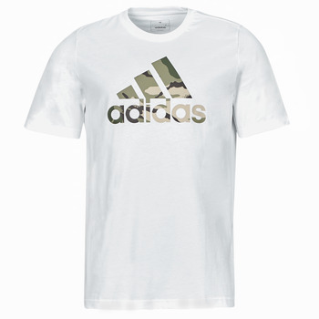 Kleidung Herren T-Shirts Adidas Sportswear M CAMO G T 1 Weiß / Tarnmuster