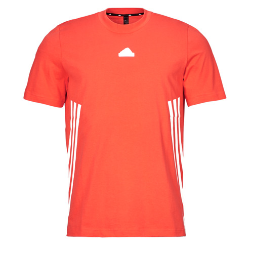 Kleidung Herren T-Shirts Adidas Sportswear M FI 3S REG T Orange / Weiß
