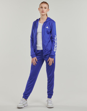 Kleidung Damen Jogginganzüge Adidas Sportswear W LINEAR TS Blau / Weiß