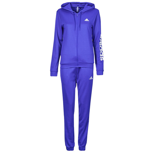 Kleidung Damen Jogginganzüge Adidas Sportswear W LINEAR TS Blau / Weiß