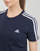Kleidung Damen T-Shirts Adidas Sportswear W 3S T Marineblau / Weiß