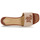 Schuhe Damen Pantoffel Lauren Ralph Lauren FAY LOGO-SANDALS-FLAT SANDAL Kognac / Beige