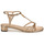 Schuhe Damen Sandalen / Sandaletten Lauren Ralph Lauren FALLON-SANDALS-FLAT SANDAL Golden